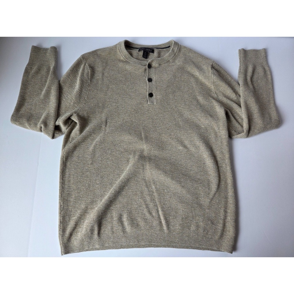 Banana Republic Sweater Mens Extra Large Brown Organic Cotton Sweatshirt Classic